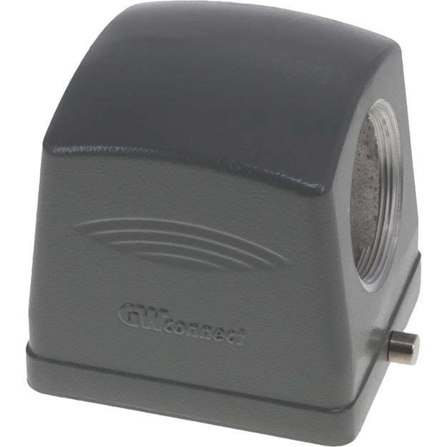 Molex-7832.6511.5 Schrumpfbalgenadapter Hood 90° 32 Shell Size Polyester Powder Die Cast Aluminum GWconnect®