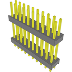 Conn Board Stacker HDR 20 POS 2.54mm Solder ST Top Entry Thru-Hole Bulk
