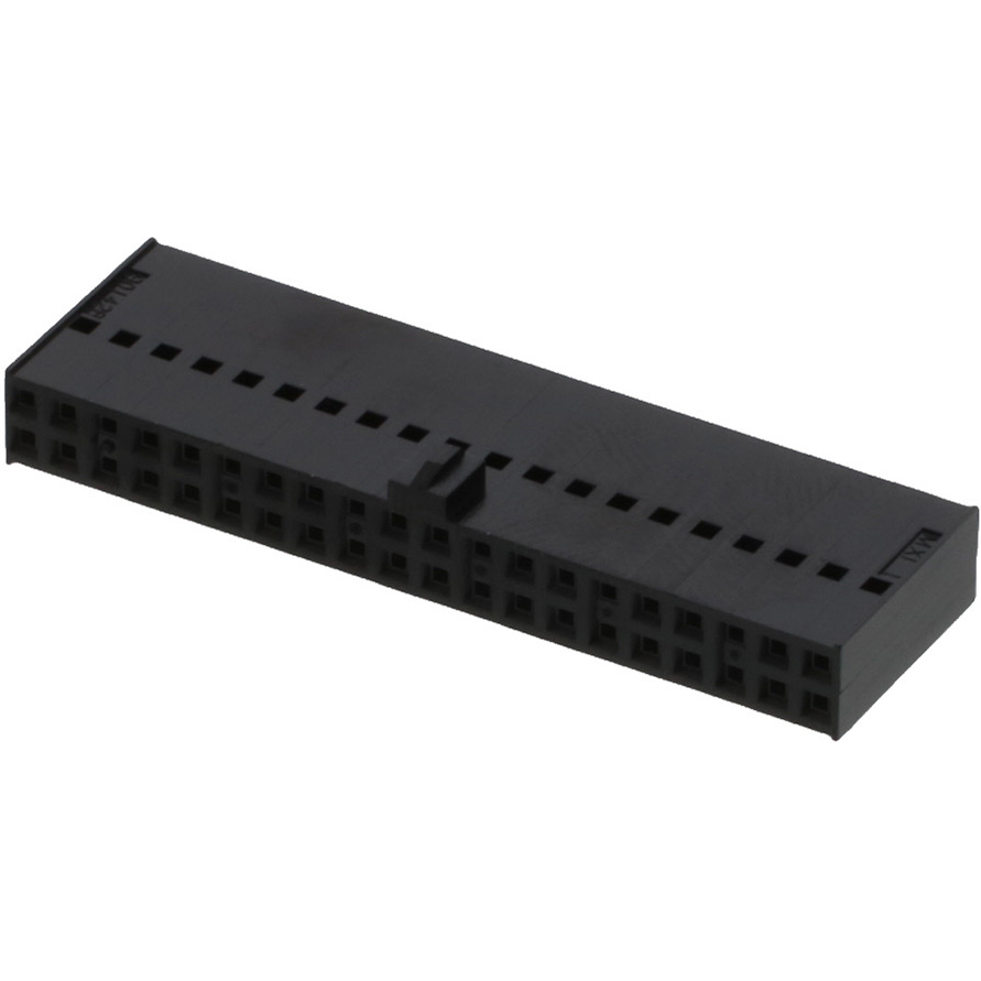 Molex-901420040 Connector Discrete Wire Housing Conn Housing F 40 POS 2.54mm Crimp ST Cable Mount Black C-Grid III™ Bag