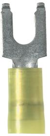 Panduit-PN10-8FF-D Steckverbinderanschlüsse Fork Terminal 10-12AWG Copper Yellow 26.67mm Tin Box