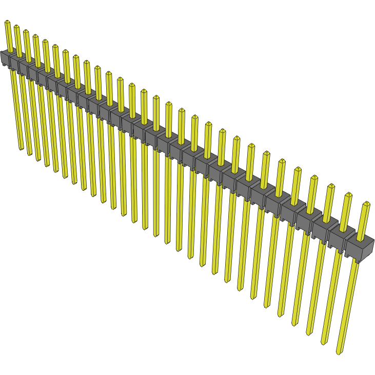 Samtec-TSW-129-12-G-S Piastre connettori e prese PCB Conn Unshrouded Header HDR 29 POS 2.54mm Solder ST Top Entry Thru-Hole Bulk