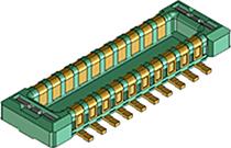Molex-5037761020 Embases de raccordement et réceptacles PCB Conn Board to Board HDR 10 POS 0.4mm Solder ST Top Entry SMD SlimStack T/R
