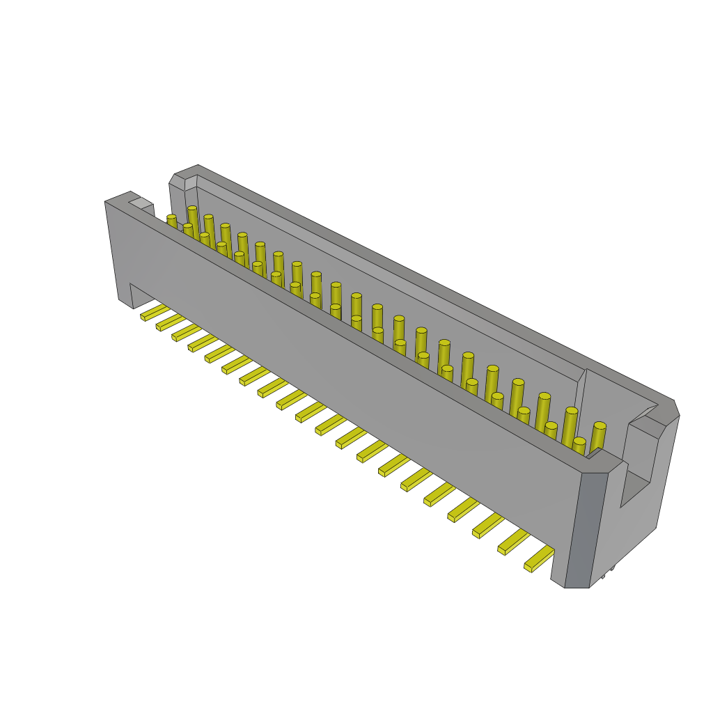 Samtec-TFM-120-02-SM-D-LC Steckverbinderleisten und Leiterplattenbuchsen Conn Shrouded Header (4 Sides) HDR 40 POS 1.27mm Solder ST Top Entry SMD TIGER EYE™ Tube