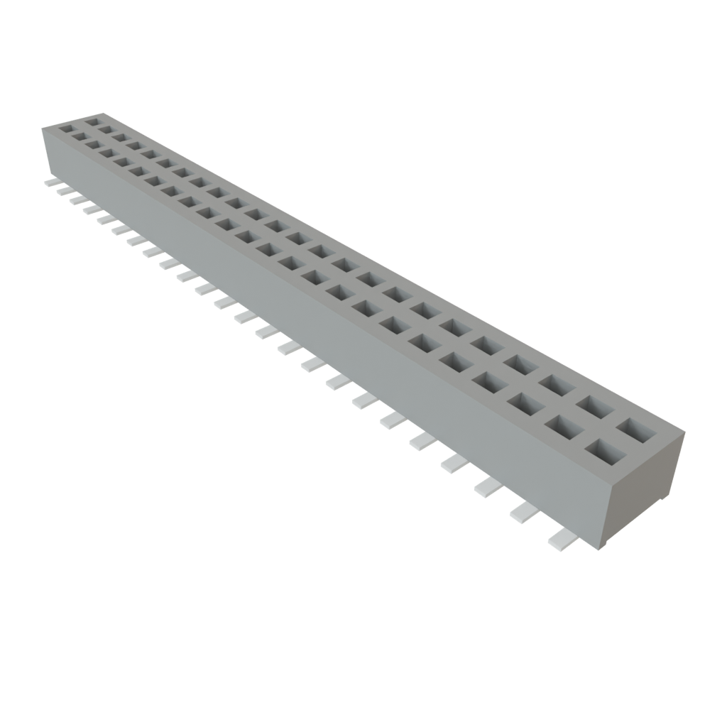 Samtec-CLP-124-02-L-D-BE-A Steckverbinderleisten und Leiterplattenbuchsen Conn Socket Strip SKT 48 POS 1.27mm Solder ST Bottom Entry SMD TIGER CLAW™ Tube