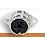 Conn Circular DIN SKT 3 POS Solder ST Panel Mount 3 Terminal 1 Port