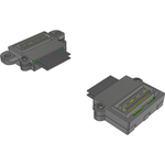 Cable Assembly Coax Micro Ribbon 0.18m 38AWG Micro High Speed Socket to Micro High Speed Socket F-F Q STRIP® Bag