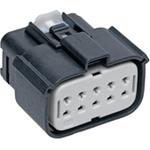 Conn Housing RCP 10 POS 5.84mm Crimp ST Cable Mount Black MX150L™ Bag