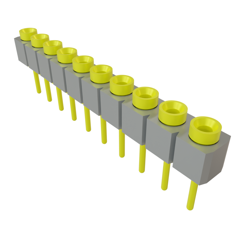 Samtec-SS-110-TT-2-N Connector Headers and PCB Receptacles Conn Socket Strip SKT 10 POS 2.54mm Solder ST Top Entry Thru-Hole Tube