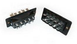 Cinch Connectivity Solutions-S2406HSB Potenza del connettore Conn Power SKT 6 POS Solder ST Panel Mount 6 Terminal 1 Port