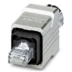 Conn RJ-45 PL 8 POS IDT ST Cable Mount 4 Terminal 1 Port Cat 5