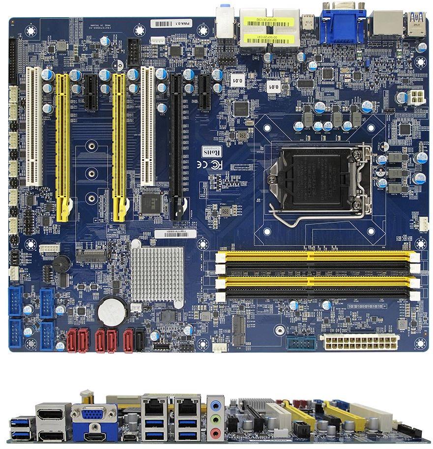 BCM Advanced Research-BC370Q Placas madre y computadoras monoplaca Motherboard, Intel CPU 64GB