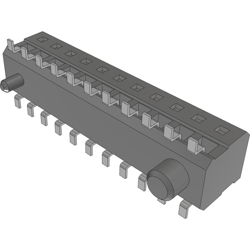 Samtec-CLP-111-02-F-DH-A Steckverbinderleisten und Leiterplattenbuchsen Conn Socket Strip SKT 22 POS 1.27mm Solder RA Side Entry SMD TIGER CLAW™ Tube