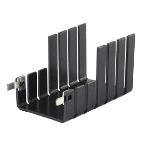 Same Sky (formerly CUI Devices)-HSS-B20-0508H-01 Dissipateur thermique Heat Sink Passive TO-220 Horizontal Thru-Hole Aluminum 1100 Black Anodized