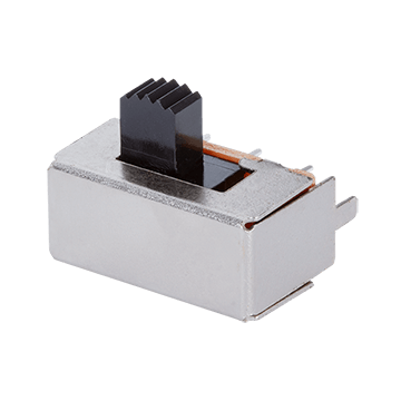 Same Sky (formerly CUI Devices)-SLW-1981594-6A-RA-N-D Interruptor corredizo Switch Slide ON ON DPDT Raised Slide 0.3A 50VDC 10000Cycles PC Pins Thru-Hole