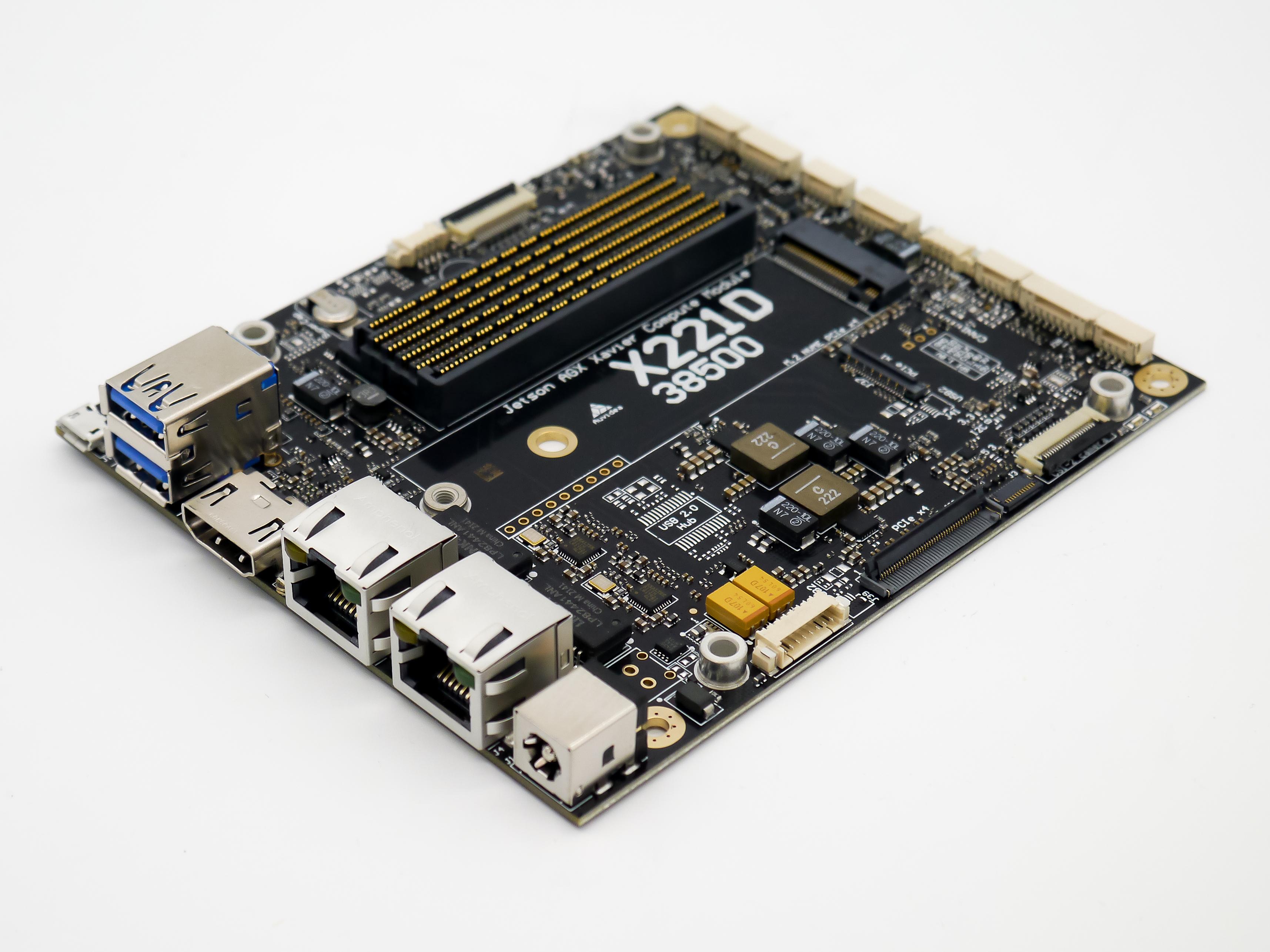 Auvidea GmbH-70884 Schede e pannelli carrier X221D carrier board for NVIDIA Jetson AGX Xavier