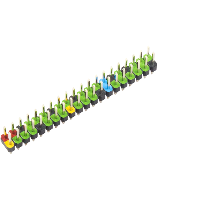 Pi Supply-PIS-0621 Steckverbinderleisten und Leiterplattenbuchsen Colour Coded 40 Pin Header for the Pi Zero