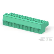 TE Connectivity-1-284506-4 Steckverbinder, Klemmenblöcke Conn Eurostyle Block F 14 POS 3.5mm Screw RA Cable Mount 11A/Contact