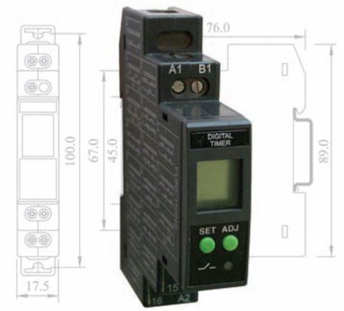 Altech Corporation-AMT8-S1 Relé de retraso horario Time Delay Relays 24VAC/24VDC 265VAC/265VDC