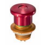 Switch Emergency Stop N.C. DPST Mushroom Button 1A 24VDC 30N Solder Lug Panel Mount