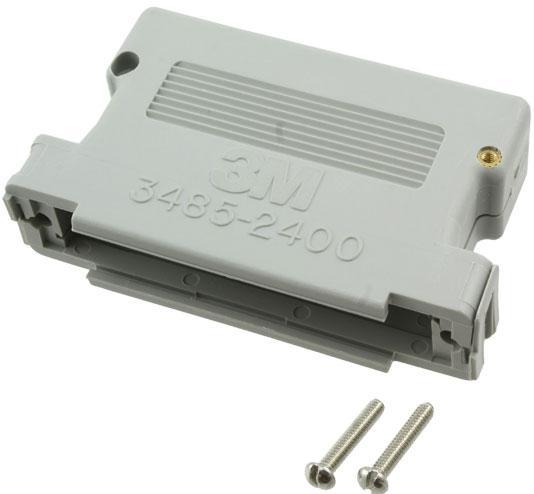 3M-3485-2400R Adattatori Shrink Boot Junction Backshell 180° Gray Polybutylene Terephthalate Box