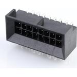 Conn Wire to Board HDR 16 POS 3mm Solder RA Side Entry Thru-Hole Micro-Fit BMI Tray