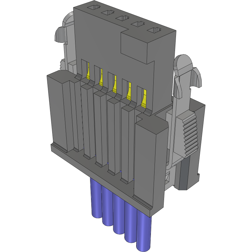 Samtec-SFSS-05-28-F-24.00-SR Andere Kabelbaugruppen Cable Assembly Discrete Wire 0.609m 28AWG Socket Strip 5 POS SKT Crimp TIGER EYE™ Layer