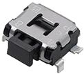 Panasonic-EVQ-P3401P Tastschalter Switch Tactile N.O. SPST Rectangular Button Gull Wing 0.05A 12VDC 2.2N SMD T/R