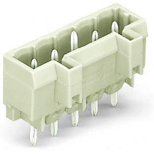 WAGO-721-146/001-000 Connector Headers and PCB Receptacles Male Connector, with straight solder pins, 16-pole, Pin spacing 5 mm / 0.197 in, 100 Percent protected against mismating, without preceding ground contact, with closed end, Vertical PCB mounting