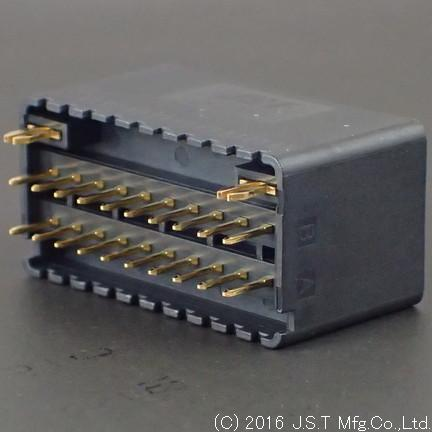 JST Manufacturing-B20B-J21DK-GGYR (LF)(AU) Piastre connettori e prese PCB Conn Shrouded Header HDR 20 POS 2.5mm Solder ST Thru-Hole Tray