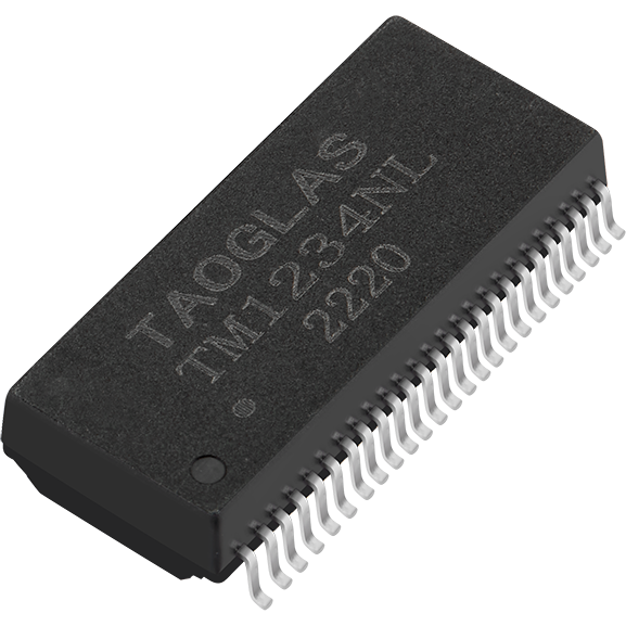 taoglas-TM1234NL | LAN Transformers Telecom, Übertrager Telecom Transformer 1CT:1CT 1.2Ohm Prim. DCR 1.2Ohm Sec. DCR 40 Terminal Gull Wing SMD