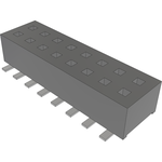 Conn Socket Strip SKT 16 POS 1.27mm Solder ST SMD Tube