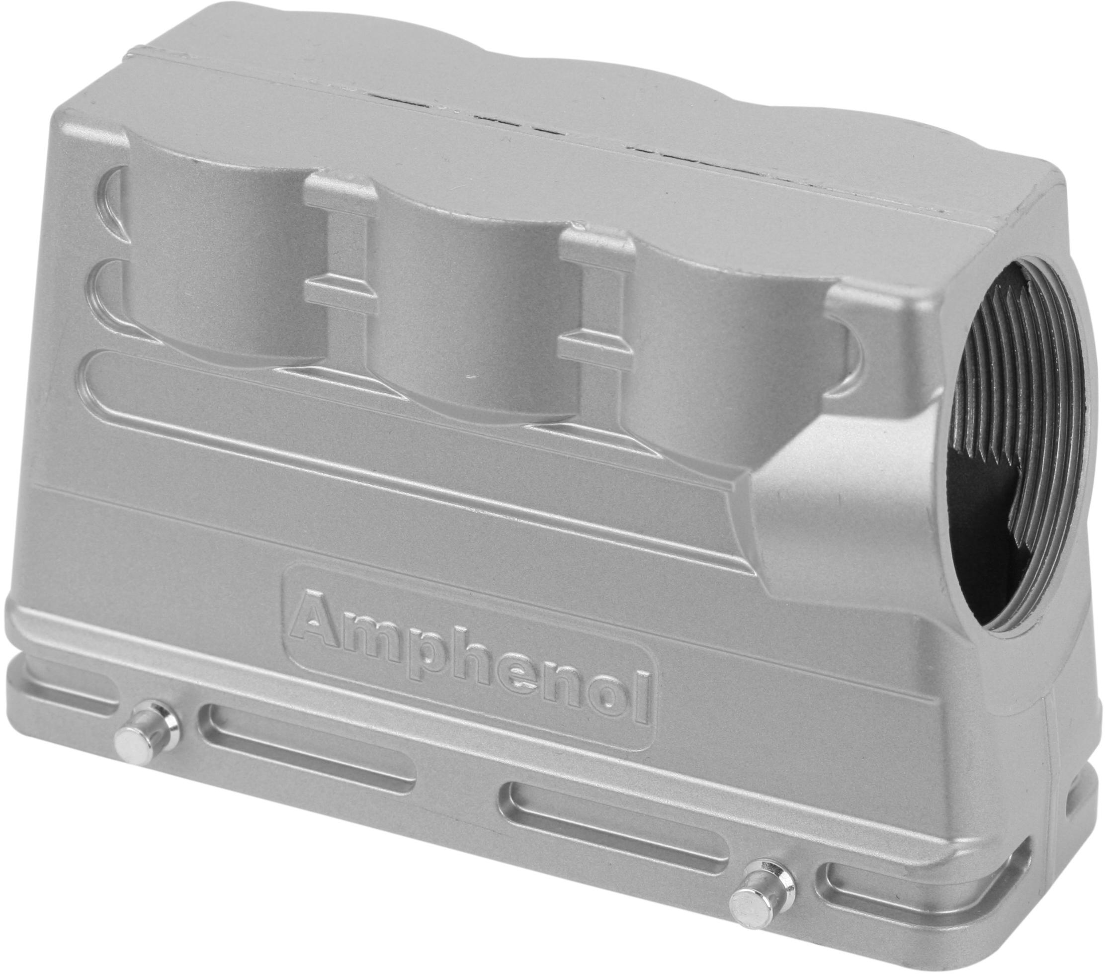 Amphenol-C146-67R024-501-8 Schrumpfbalgenadapter Hood 90° 24 Shell Size Powder Die Cast Aluminum Alloy heavy/mate®