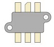 Microchip Technology-ARF300 HF-MOSFETs Trans RF MOSFET N-CH 500V 24A 6-Pin Case T-11 Box