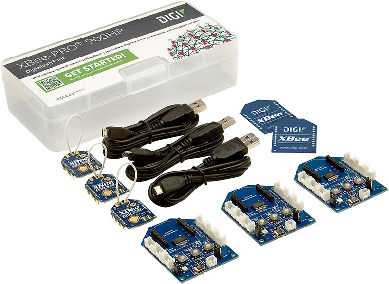 Digi International-XKB9-DMT-UHP RF/Drahtlos-Entwicklungsplatinen und Kits XBee-PRO 900HP 802.15.4 LR-WPAN Development Kit