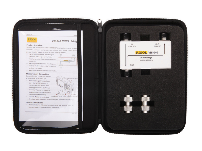 RIGOL Technologies, Inc-VB1040 Test and Measurement Accessories 800 MHz to 4 GHz VSWR Bridge for DSA1030-TG and DSA1030A-TG