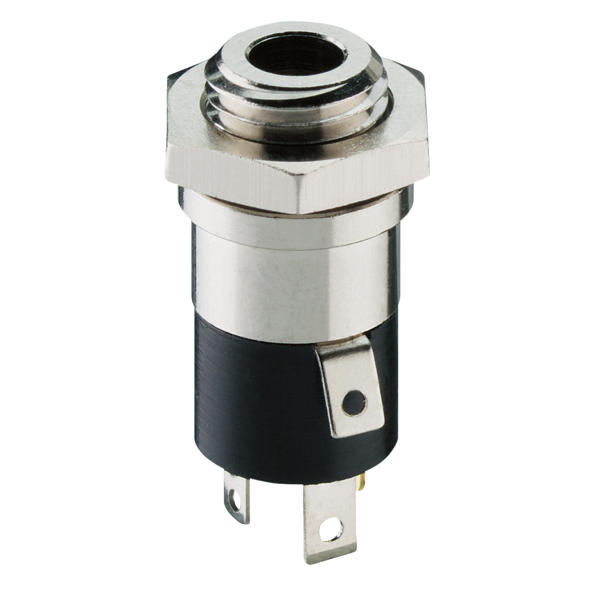 Lumberg-1502 02 Steckverbinder für Audio und Video Conn 3.5MM Stereo Jack F 4 POS Solder Lug ST Panel Mount 4 Terminal 1 Port Bulk