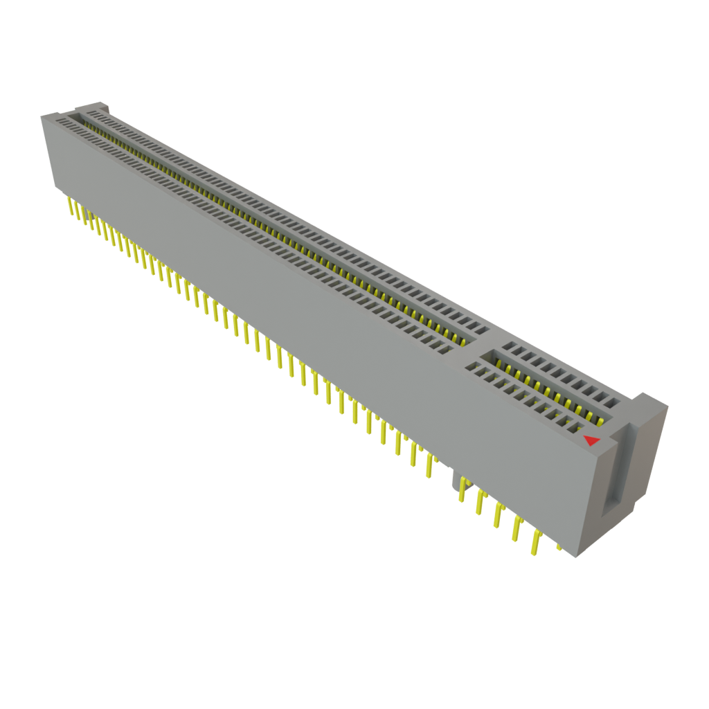 Samtec-PCIE-164-02-F-D-TH Connector Card Edge Conn PCI Express Card Edge SKT 164 POS 1mm Solder ST Thru-Hole PCI Express® Tube