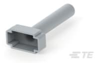 TE Connectivity-DTM8S-BT Steckverbinderzubehör Connector Accessories Boot Straight Polyvinyl Chloride Gray