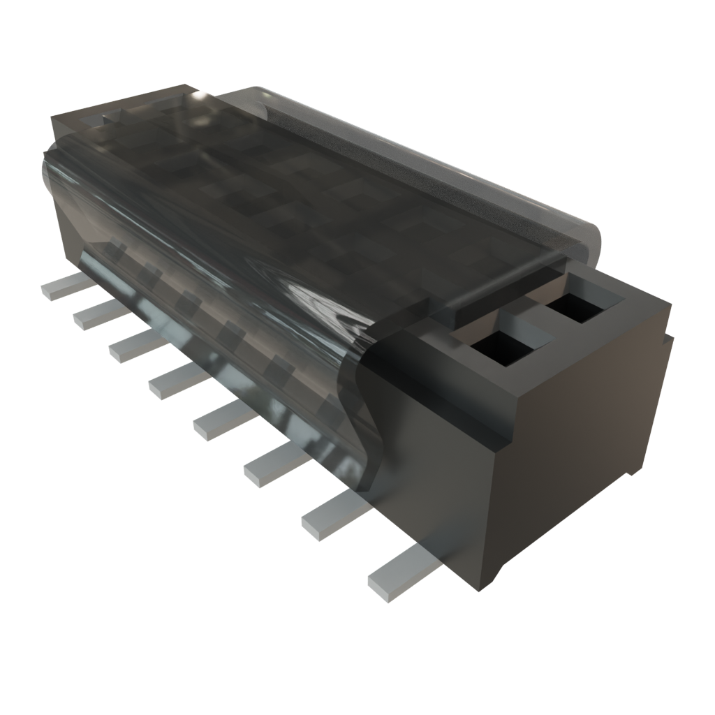Samtec-CLM-108-02-L-D-P Steckverbinderleisten und Leiterplattenbuchsen Conn Micro Socket Strip SKT 16 POS 1mm Solder ST Top Entry SMD Tube