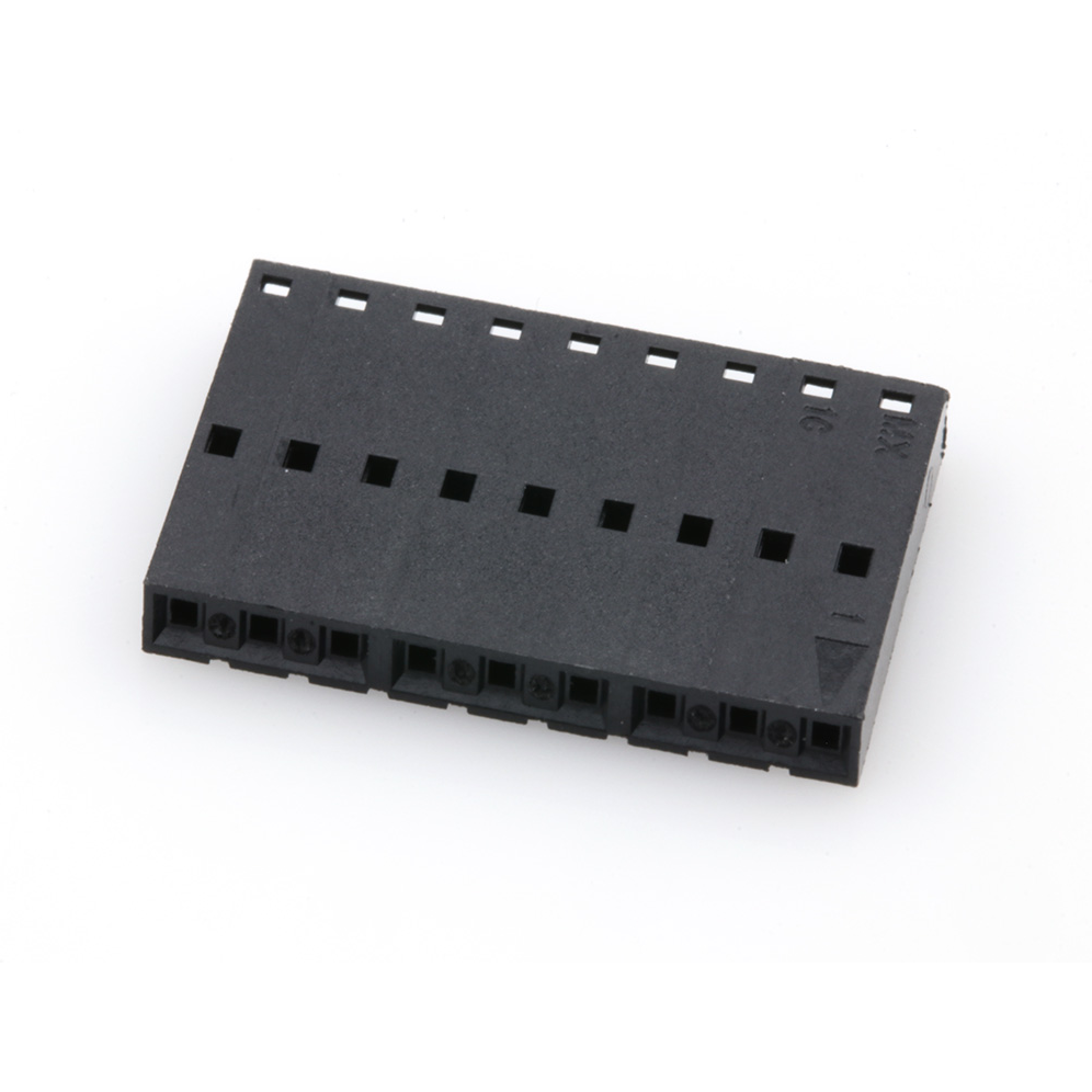 Molex-50579009 Connector Discrete Wire Housing Conn Housing RCP 9 POS 2.54mm Crimp ST Cable Mount Black SL™ Bag