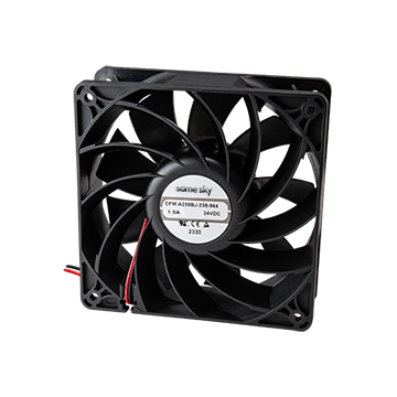 Same Sky (formerly CUI Devices)-CFM-A238BJ-238-564 Gebläse und Lüfter 24 V, 830 mA, 120 x 120 x 38 mm, Dc Fan