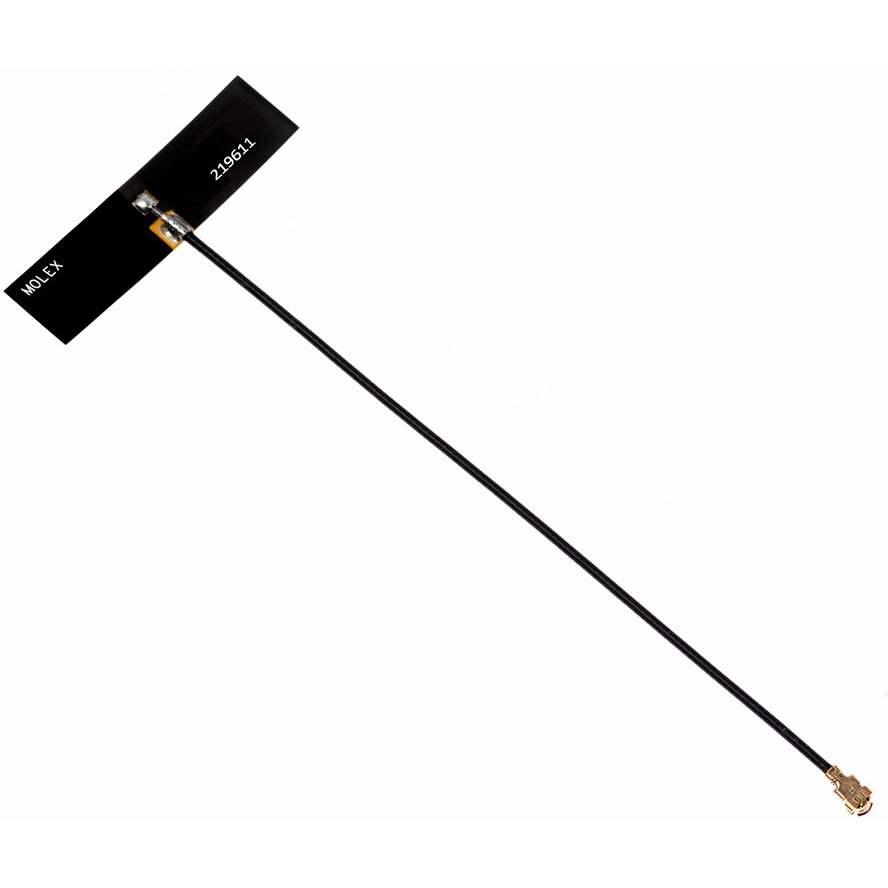 Molex-2196110100 Antennas Antenna Flexible 3.8dBi Gain 2500MHz/5850MHz/7125MHz Bag