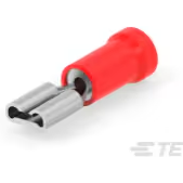 TE Connectivity-9-160483-5 Terminali connettore PIDG Quick Disconnect Terminal 16-22AWG Phosphor Bronze Red F 21.38mm Tin Loose