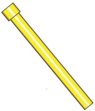 Glenair-MS27488-12-3 Connector Accessories Connector Accessories Grommet Straight Thermoplastic Yellow Bulk