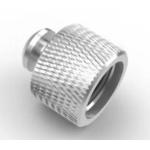 Cap, M8 Plug, 10XL11mm, Brass, Nickel Plated