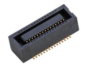 Amphenol Communications Solutions-10142890-030A3EHLF Embases de raccordement et réceptacles PCB BergStak® 0.40mm Self-Alignment Board-to-Board Connector,Vertical Receptacle,30 Positions, Dual Row