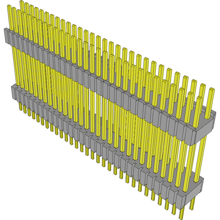 Samtec-DWM-30-60-G-D-551 Steckverbinderleisten und Leiterplattenbuchsen Conn Board Stacker HDR 60 POS 1.27mm Solder ST Thru-Hole Tube