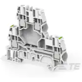 TE Connectivity-1SNK506212R0000 Steckverbinder, Klemmenblöcke Conn Modular Terminal Block 4 POS 6mm Screw DIN Rail 30A/Contact Box