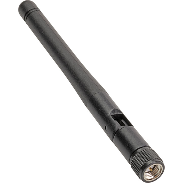 Molex-2128600011 | 2.4, 5 GHz Wi-Fi/Bluetooth External Antenna Antenne 2.4GHz / 5GHz Wi-Fi/Bluetooth Hinged External Antenna, with SMA Male Connector, Black