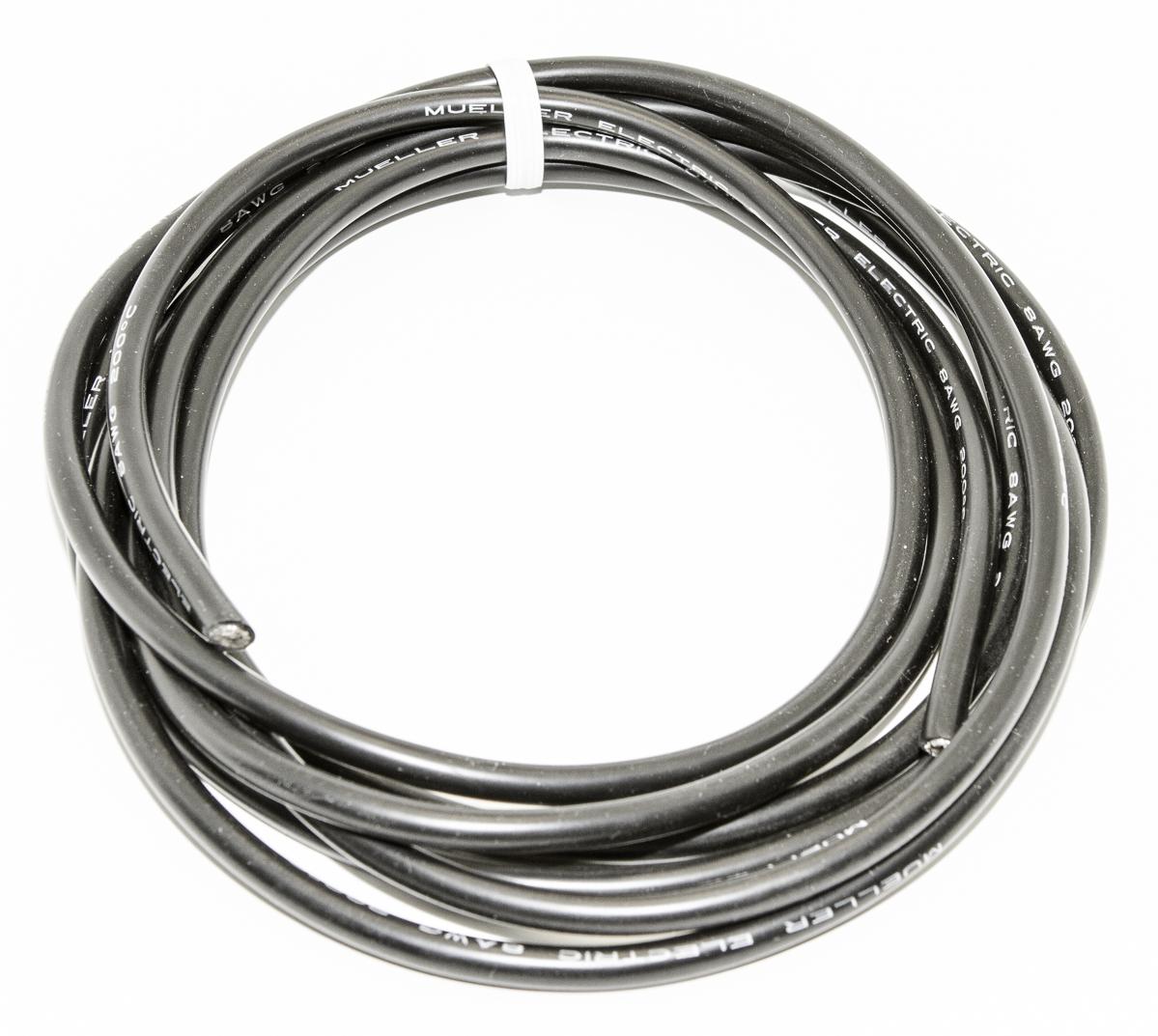 Mueller Electric-WI-M-8-25-2 Memoria de paquete de múltiples chips Test Lead Wire 8AWG 7.62m 6mm Tinned Copper Red 1100V 180A